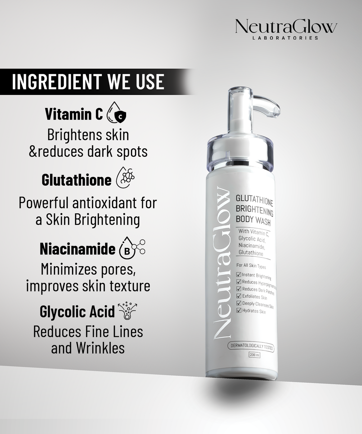Glutathione Brightening Body Wash